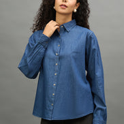 Women Yellow Regular Fit Shirt