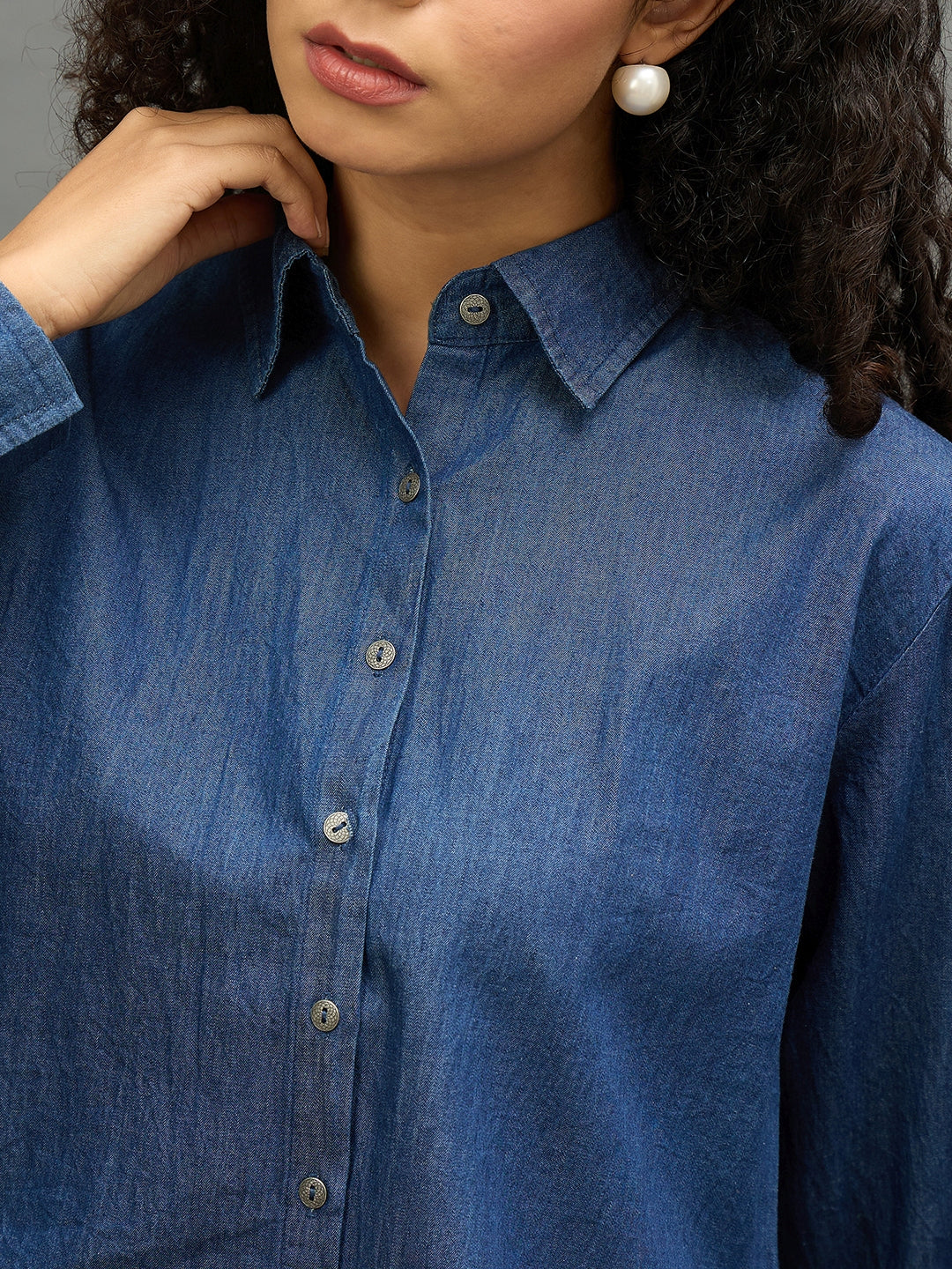 Women Yellow Regular Fit Shirt
