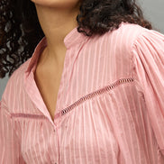 Women Peach Regular Fit Shirt