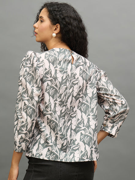 Women Green Regular Fit Top
