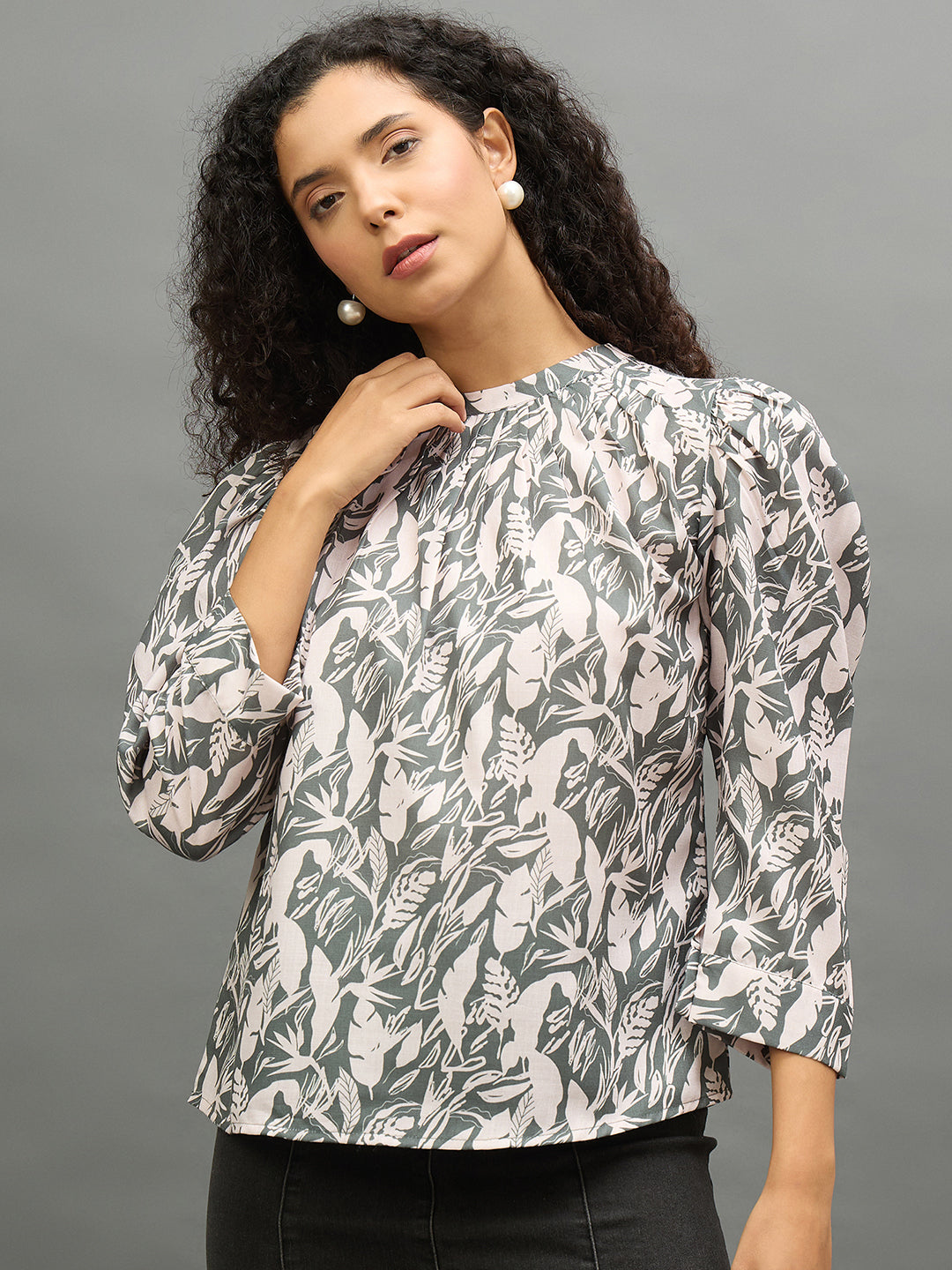 Women Green Regular Fit Top