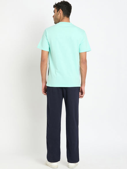 Navy Blue Colorblocked Co Ords