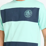 Navy Blue Colorblocked Co Ords