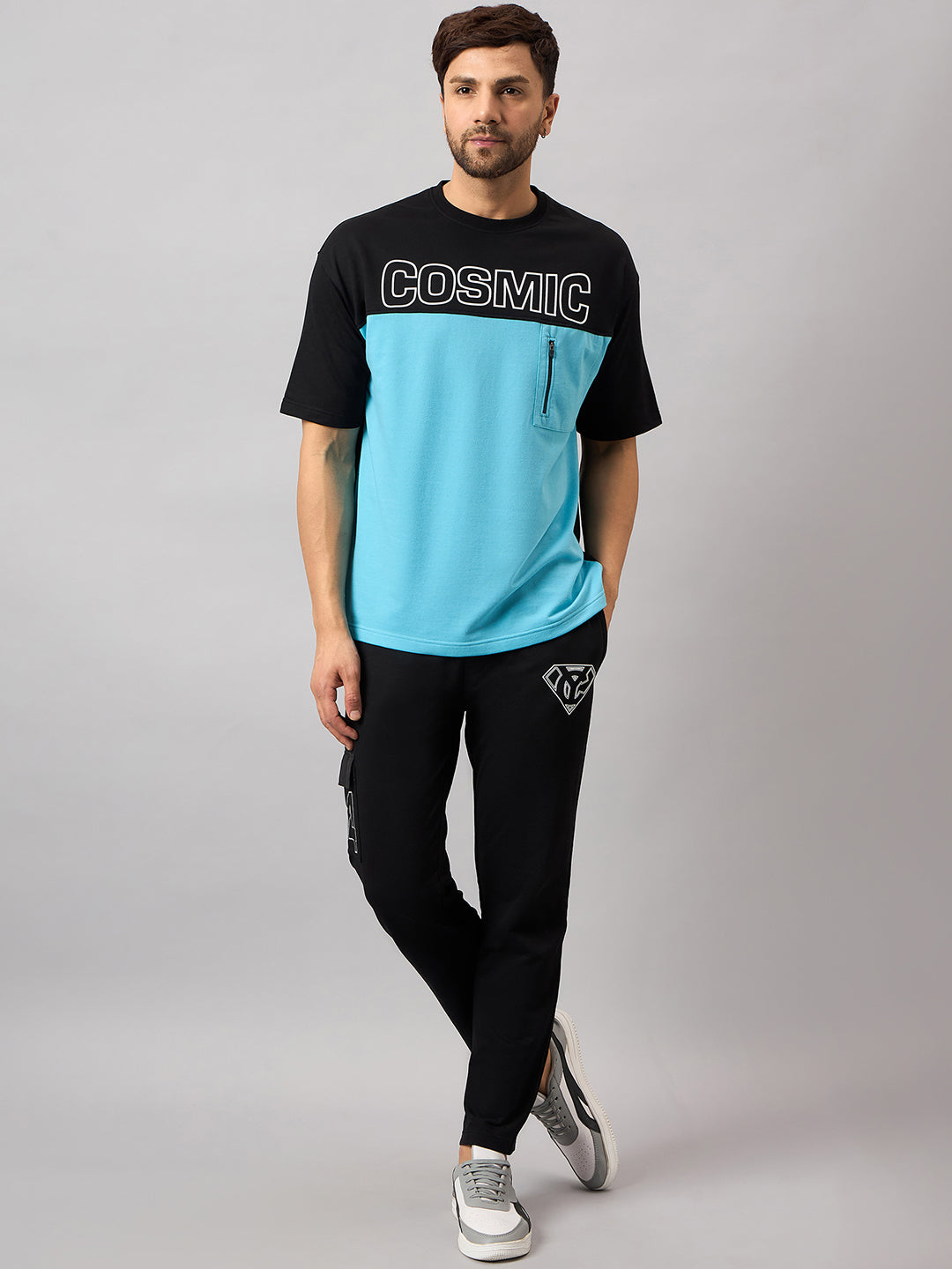 Black Printed Co Ords