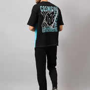 Black Printed Co Ords