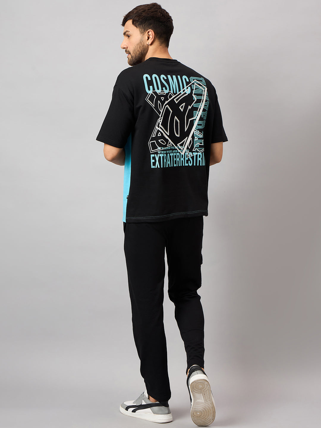 Black Printed Co Ords