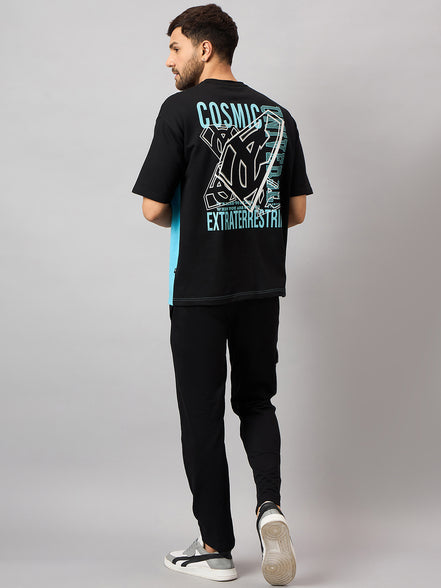Black Printed Co Ords