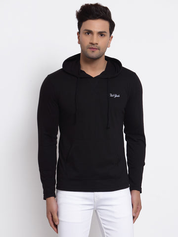 Black Hooded T-Shirt