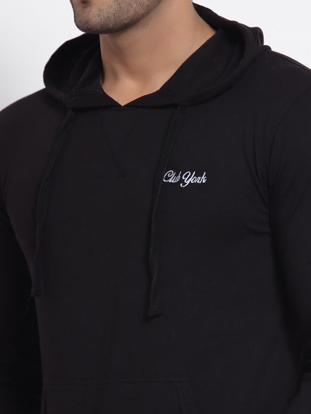 Black Hooded T-Shirt