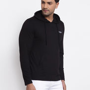Black Hooded T-Shirt