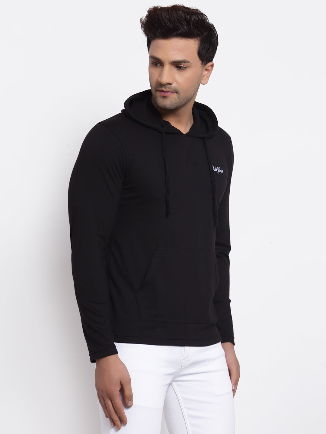 Black Hooded T-Shirt