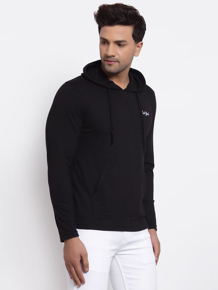 Black Hooded T-Shirt