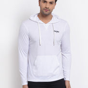 White Hooded T-Shirt