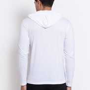 White Hooded T-Shirt