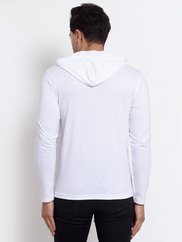 White Hooded T-Shirt