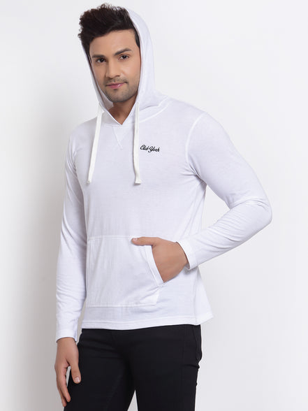 White Hooded T-Shirt