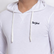 White Hooded T-Shirt