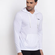 White Hooded T-Shirt