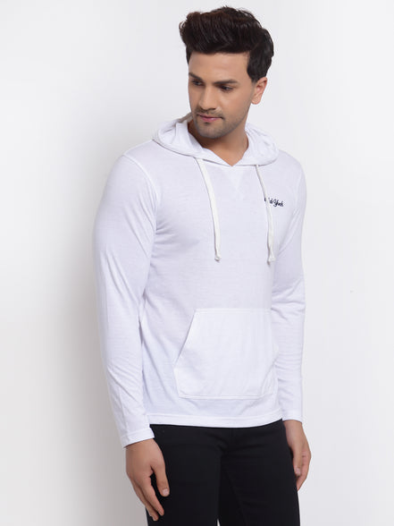 White Hooded T-Shirt