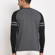 Black Colorblocked T-Shirt