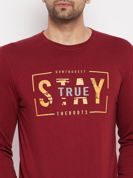 Maroon T-shirt