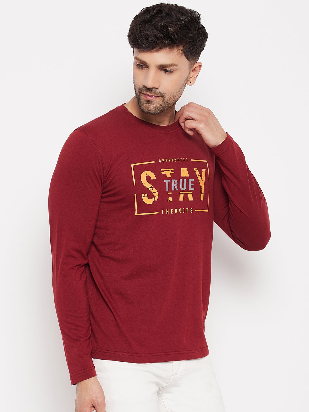 Maroon T-shirt
