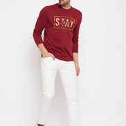 Maroon T-shirt
