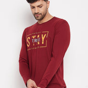 Maroon T-shirt