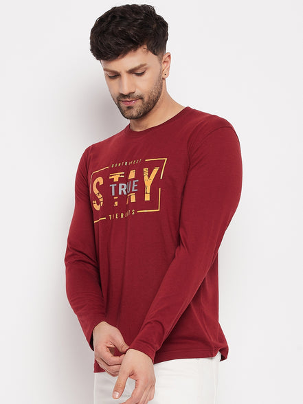 Maroon T-shirt