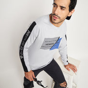 Light Grey Printed Tshirt