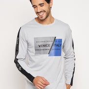 Light Grey Printed Tshirt