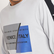 Light Grey Printed Tshirt