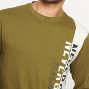 Olive Printed T-Shirt