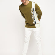 Olive Printed T-Shirt