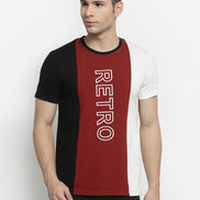 Maroon White T-shirt