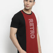 Maroon White T-shirt