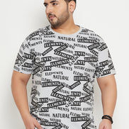 Typography Printed Cotton T-shirt