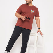 Brown Plus Size T-shirt