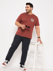 Brown Plus Size T-shirt