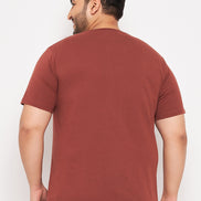 Brown Plus Size T-shirt