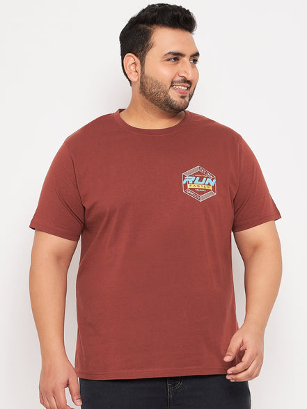 Brown Plus Size T-shirt