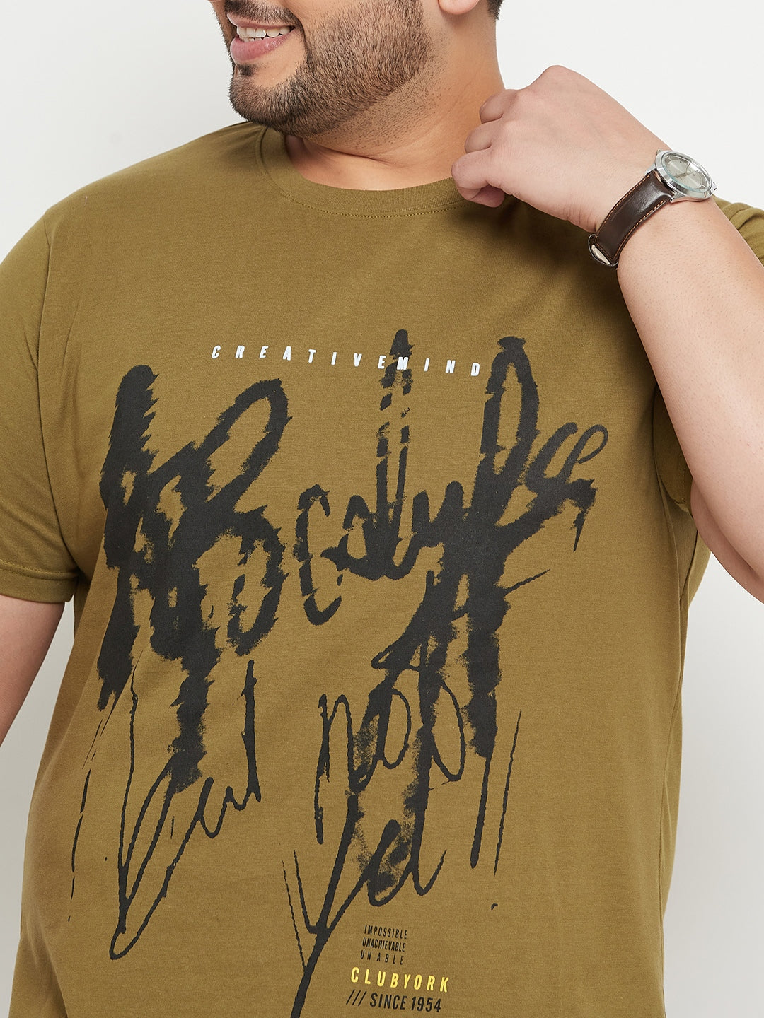 Olive Plus Size T-Shirt