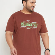 Brown Plus Size T-Shirt