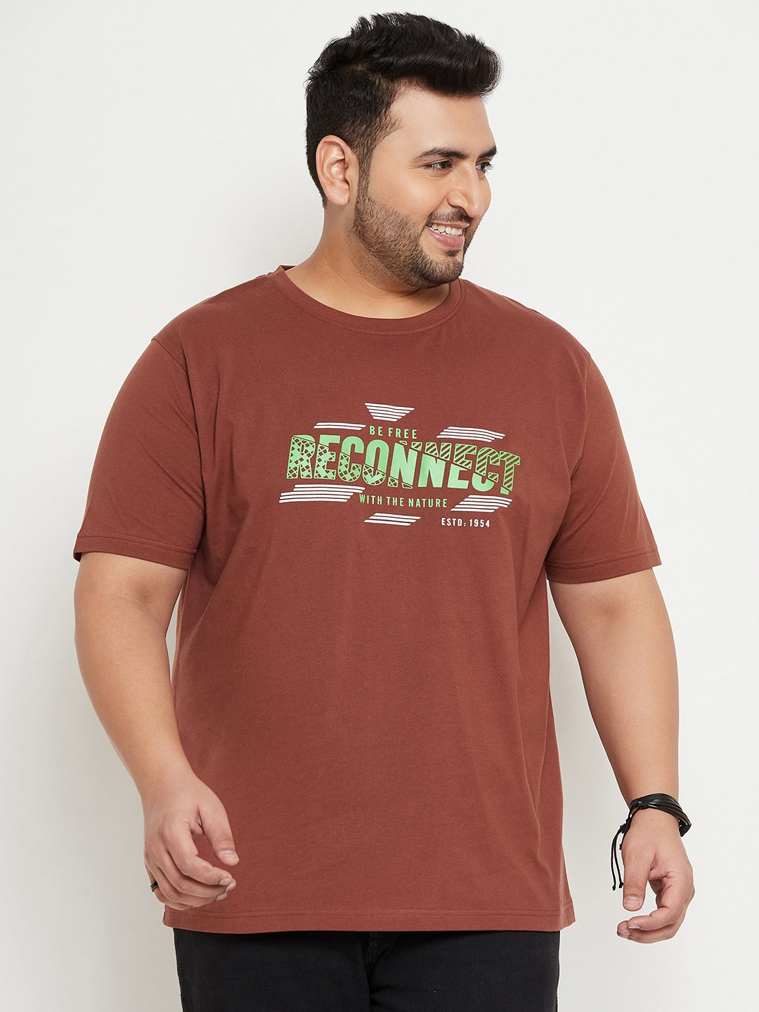 Brown Plus Size T-Shirt