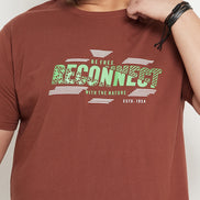 Brown Plus Size T-Shirt
