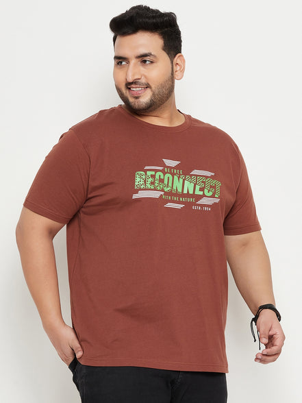 Brown Plus Size T-Shirt
