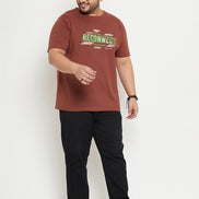 Brown Plus Size T-Shirt