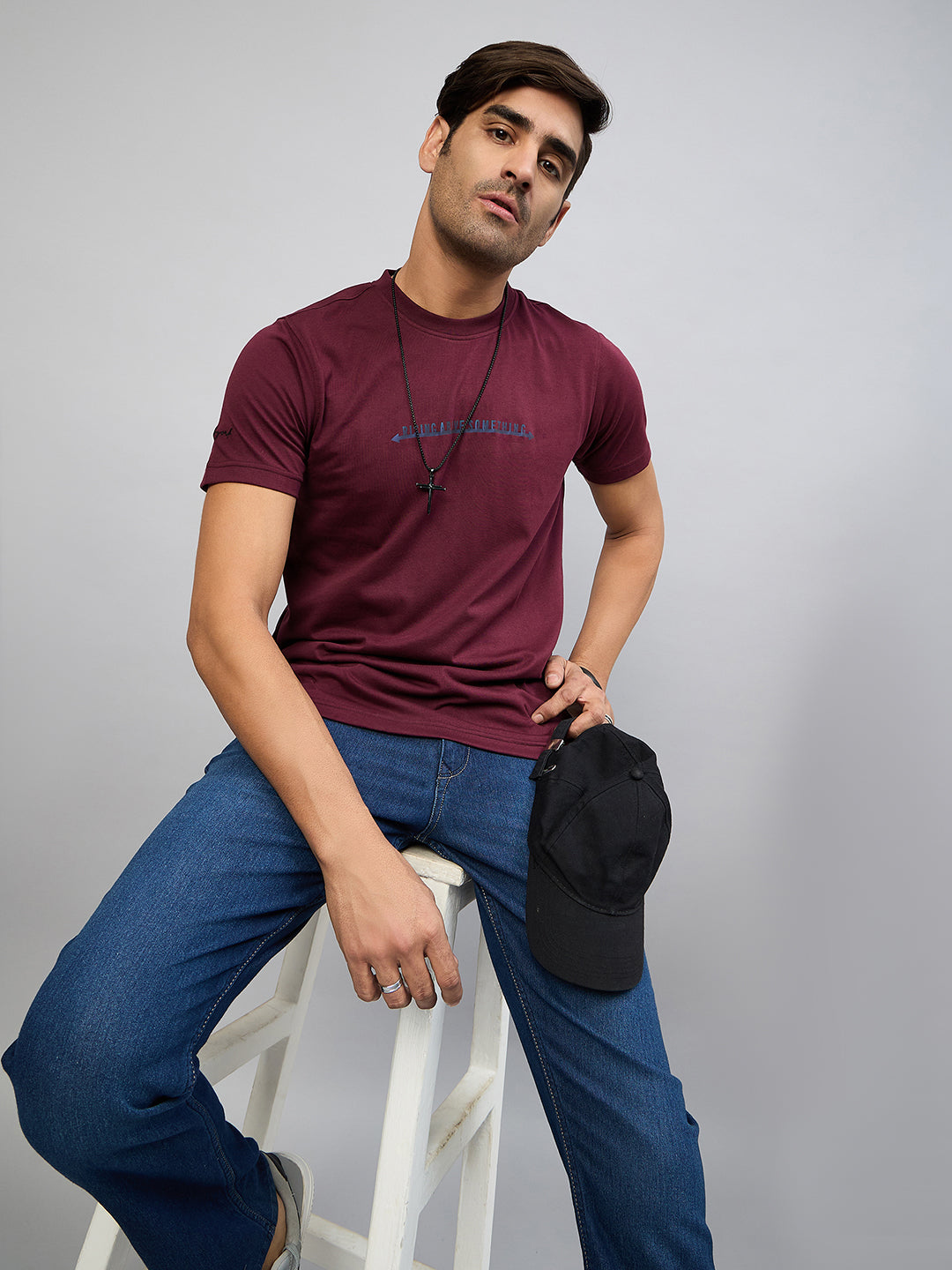 Wine Printed T-Shirt