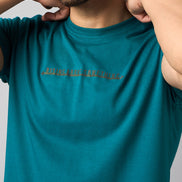 Teal Printed T-Shirt