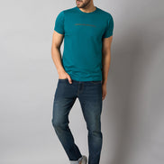 Teal Printed T-Shirt